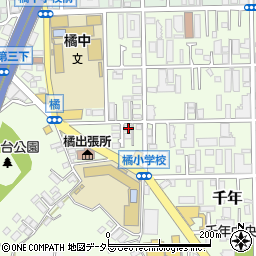 神奈川県川崎市高津区千年861-5周辺の地図