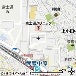 富士通研究所周辺の地図