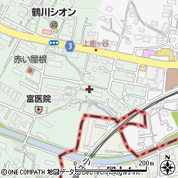 東京都町田市大蔵町75周辺の地図