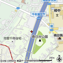 神奈川県川崎市高津区千年1203-1周辺の地図