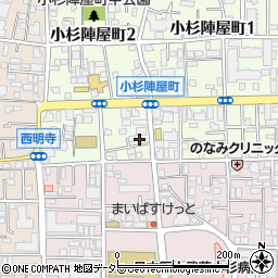 朝井荘周辺の地図