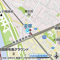 東京都大田区田園調布本町28周辺の地図