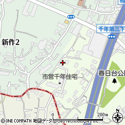 神奈川県川崎市高津区千年1238-23周辺の地図