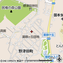 東京都町田市野津田町3210-138周辺の地図