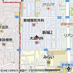 みんと川崎・新城周辺の地図