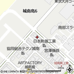 東京都大田区城南島2丁目1-2周辺の地図