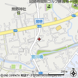 東京都町田市図師町1696-10周辺の地図