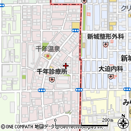 神奈川県川崎市高津区千年新町18周辺の地図