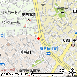 東京都大田区中央1丁目11-1周辺の地図