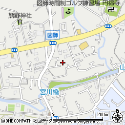 東京都町田市図師町1696-2周辺の地図