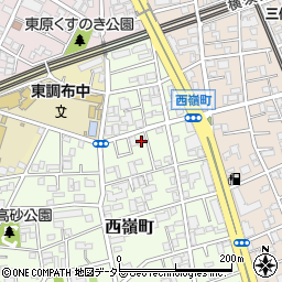 東京都大田区西嶺町7-6周辺の地図