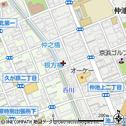 東京都大田区仲池上2丁目27-11周辺の地図
