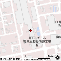 ＪＦＥスチール株式会社　東日本製鉄所第１冷間圧延部表面処理工場周辺の地図