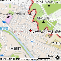 東京都町田市三輪町58-20周辺の地図