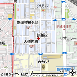 アースサポート武蔵新城周辺の地図