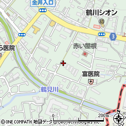 東京都町田市大蔵町141周辺の地図