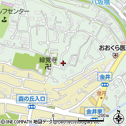 東京都町田市大蔵町3115周辺の地図