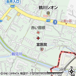 東京都町田市大蔵町124周辺の地図