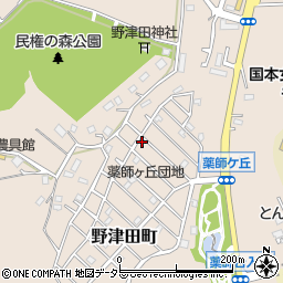 東京都町田市野津田町3210-196周辺の地図