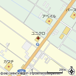 ユニクロ東金店周辺の地図