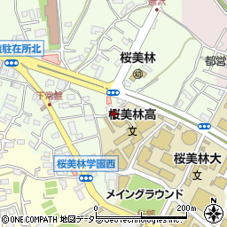 東京都町田市常盤町3604周辺の地図