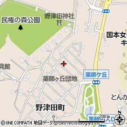 東京都町田市野津田町3210-61周辺の地図