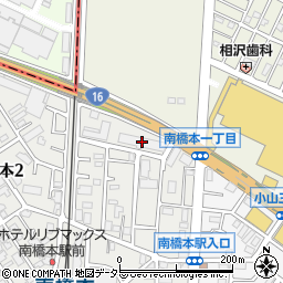 ディナ・スカーラ南橋本周辺の地図