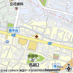 神奈川日産自動車宮前店周辺の地図