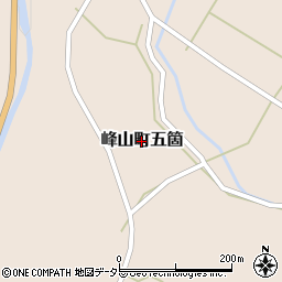 京都府京丹後市峰山町五箇周辺の地図