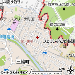 東京都町田市三輪町58-18周辺の地図