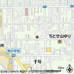神奈川県川崎市高津区千年888周辺の地図