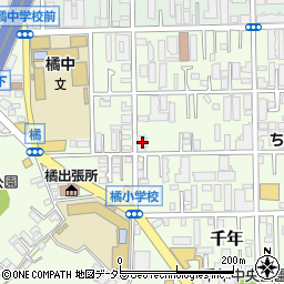 神奈川県川崎市高津区千年879周辺の地図