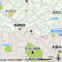 セブンイレブン大田区南馬込４丁目店周辺の地図