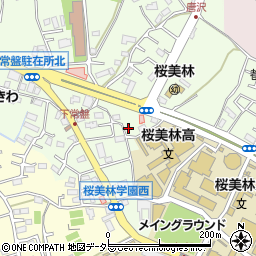東京都町田市常盤町3594周辺の地図