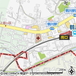 和光大学ポプリホール鶴川　Ｂ２Ｆホール周辺の地図
