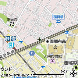 美富士橋児童公園トイレ周辺の地図