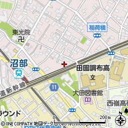 美富士橋児童公園周辺の地図
