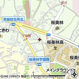 東京都町田市常盤町3597周辺の地図