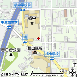 神奈川県川崎市高津区千年873周辺の地図