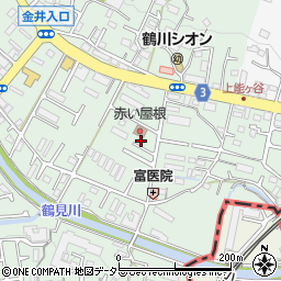 東京都町田市大蔵町123周辺の地図