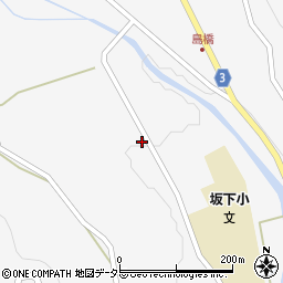 岐阜県中津川市坂下2362周辺の地図