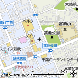イレブンカットフォルテ蘇我店周辺の地図
