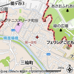 東京都町田市三輪町58-16周辺の地図
