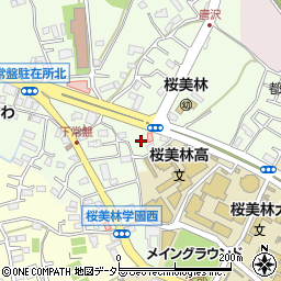 東京都町田市常盤町3609-4周辺の地図