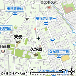 東京都大田区久が原2丁目9周辺の地図