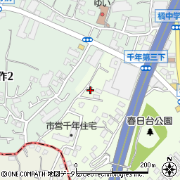 神奈川県川崎市高津区千年1245-5周辺の地図