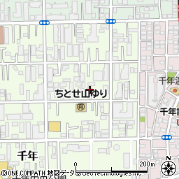 神奈川県川崎市高津区千年988周辺の地図