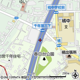千年三笠公園周辺の地図