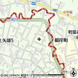 神奈川県相模原市中央区上矢部5丁目26周辺の地図