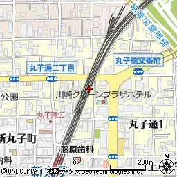 神奈川県川崎市中原区丸子通周辺の地図